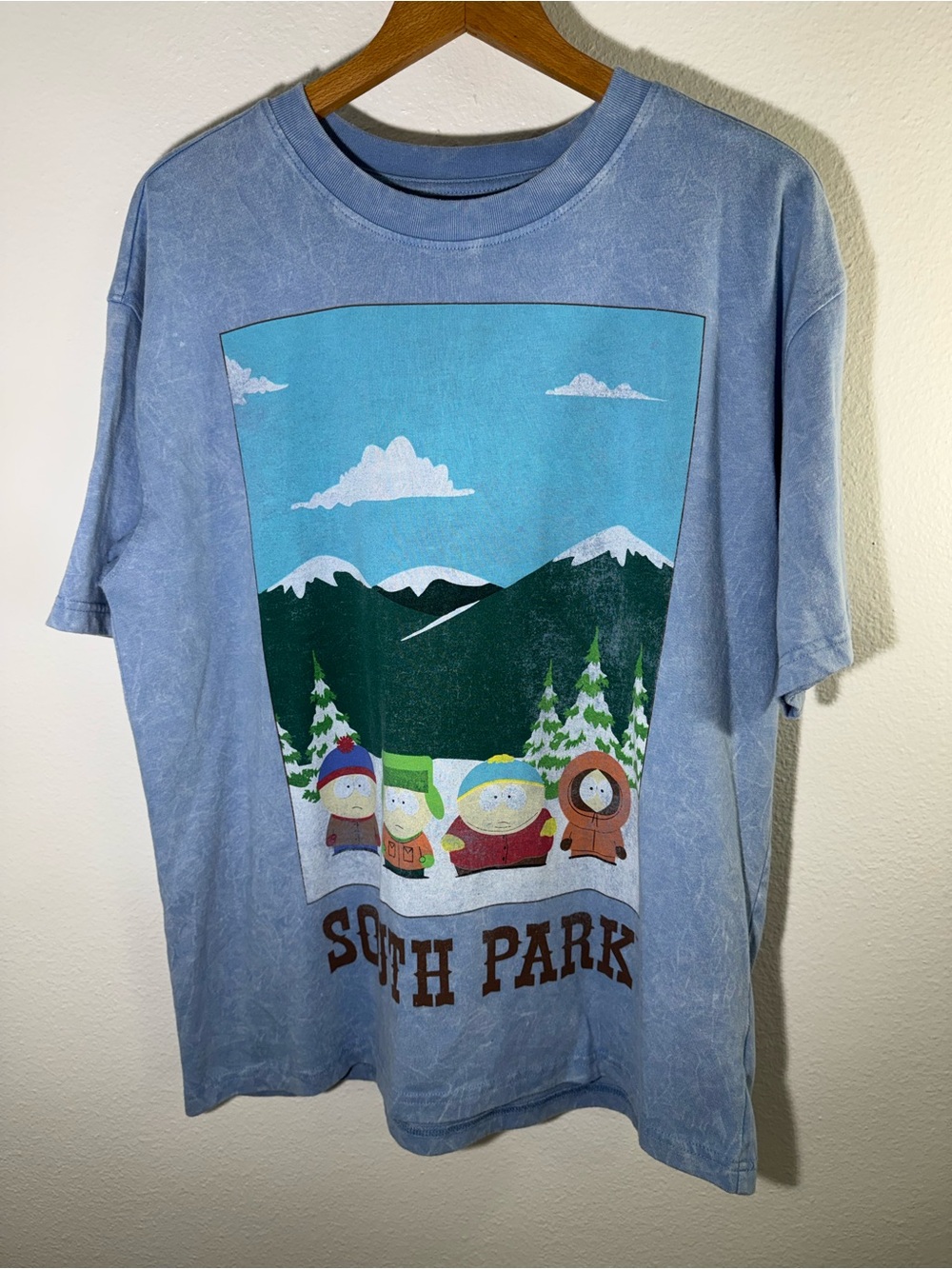 Men’s South Park Graphic Tee - Light Blue